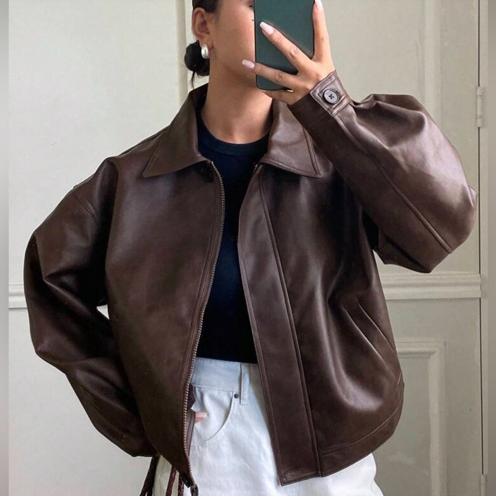Brown Leather Jacket